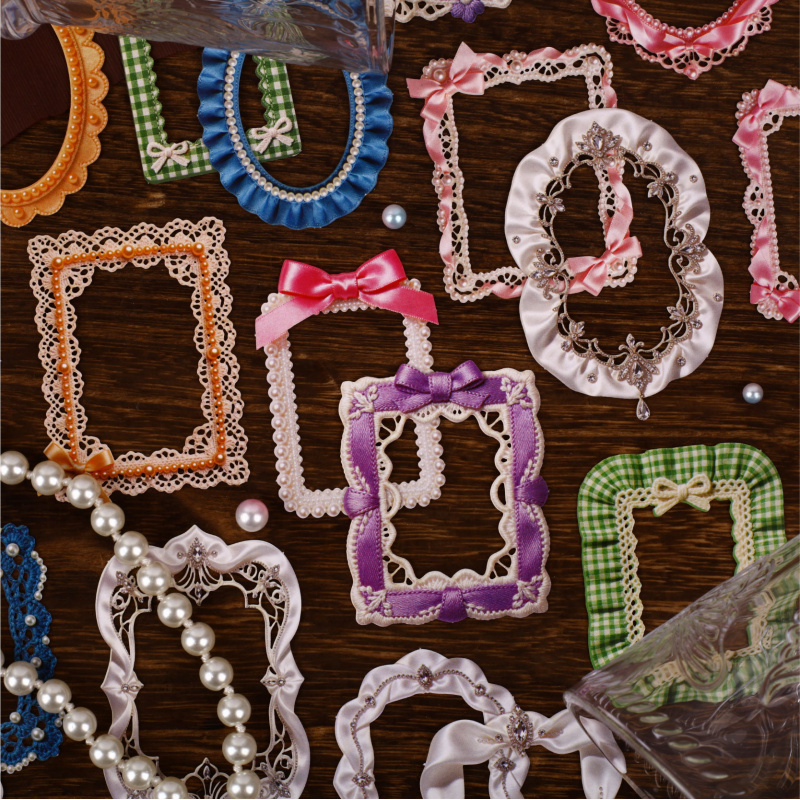 Papercraft Supply Ribbon - 8 листов винтажных наклеек с лентами