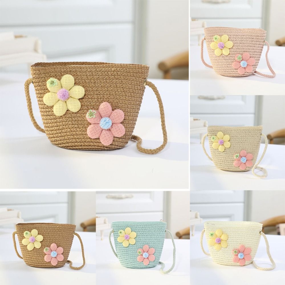 Flower Girl Basket - Плетеная сумка ручной работы для девочек