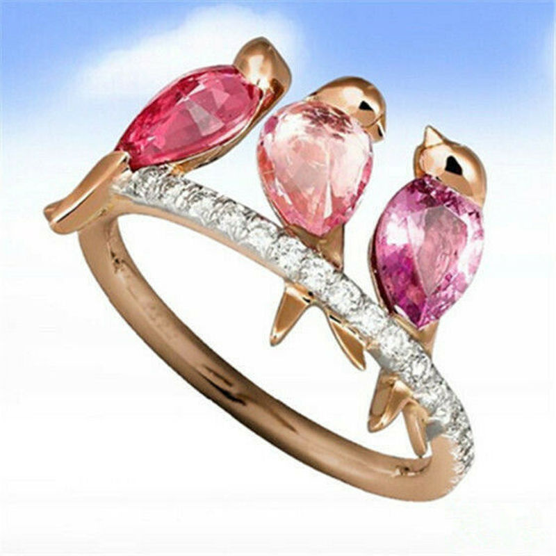 Wedding Qq - Обручальное кольцо женское, серебряное, с розовой
