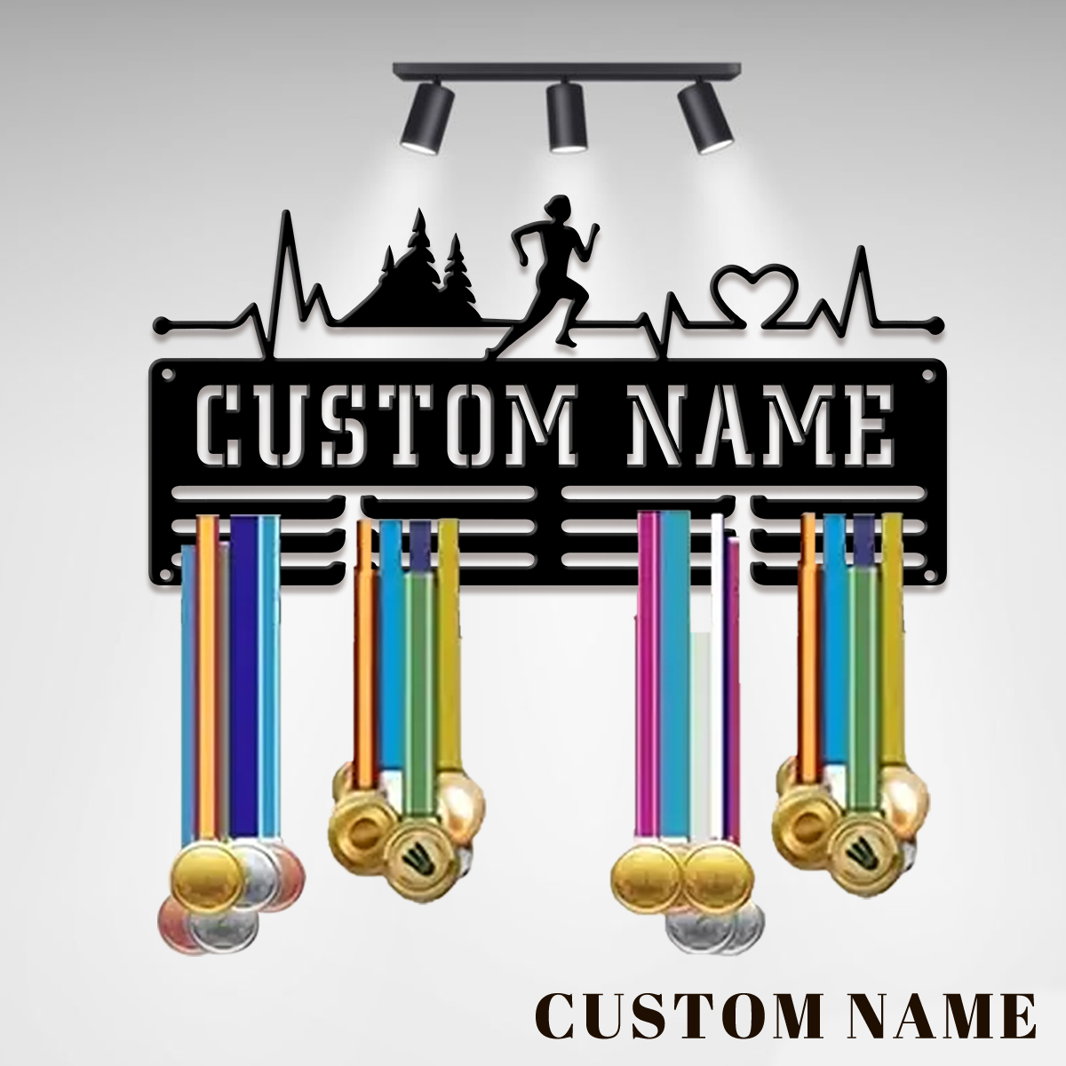 Wedding Party Supply - Подставка для металлических медалей Custom Marathon