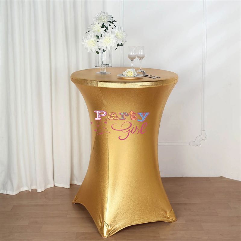 Wedding Qq - Горячая Распродажа металлическая скатерть из спандекса,